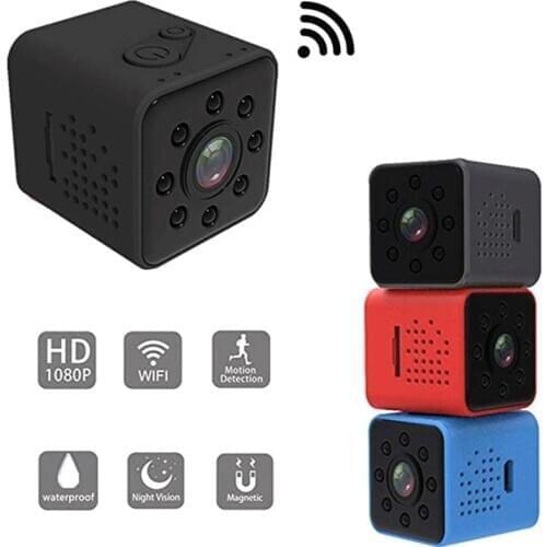 Wireless Mini Security Camera Wide Angle HD 1080P Covert Nanny Cam Small Video Recorder Motion Activated Night Vision
