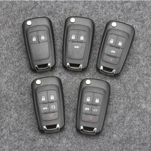 5pcs The slottless key case is suitable for the folding key box of Chevrolet Cruz Miriam Brown New Regal new LaCrosse car