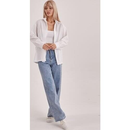 Женские белые рубашки Dabourfeel China At AliExpress