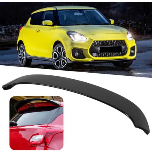 Glossy Black Sport Style Rear Roof Spoiler Wing Fit for Suzuki Swift Mk6 2018 2019 2020 Car Auto accessories