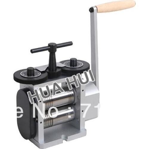 Combination 130mm Rolling Mill For Making Flat, Square & Half Round Sheet Stock goldsmith