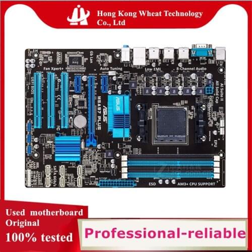 For ASUS M5A97 PLUS Motherboard Socket AM3+ DDR3 SATA3 USB3.0 For AMD 970 Used Original Desktop Mainboard