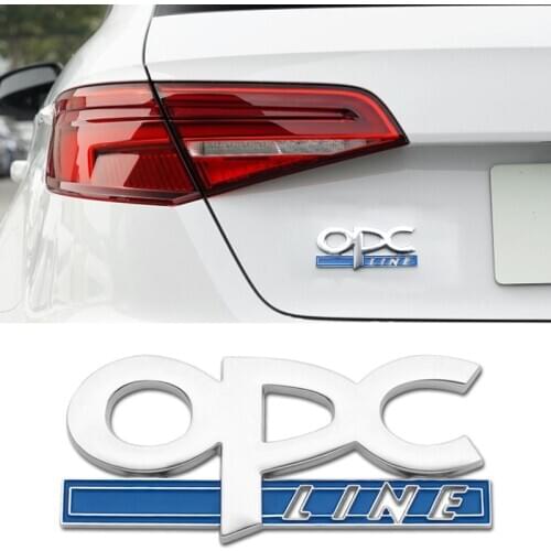 3D Metal Car Stickers OPC Logo Emblem Badge Decal For Opel Astra h g j k f Zafira a b Corsa c Mokkav Car Decoration Accessories