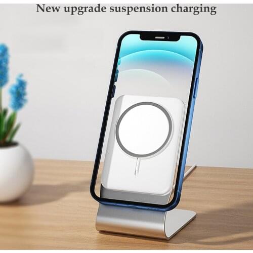 Tabletop Stand Aluminum Alloy Holder Magnetic wireless charger desktop stand for Magnetic Wireless Charger for iPhone12 Hot Sale