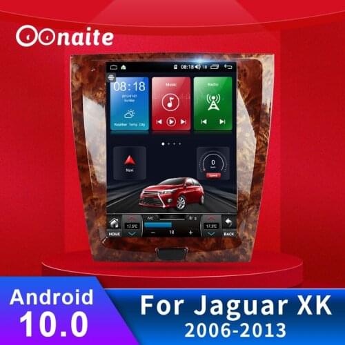 Oonaite 12.1 Inch Android IPS Split Screen Car Multimedia Video Player Car GPS Navigation Radio BT For Jaguar XK 4G WiFi USB
