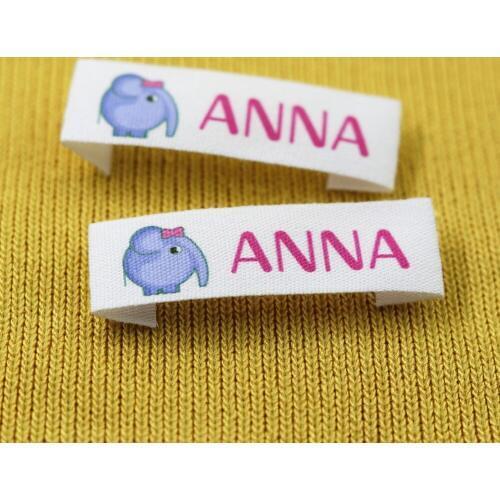 Custom Sewing label, Handmade Tags, Custom kids Name Labels,Cotton Ribbon labels, Logo Labels(MD004)