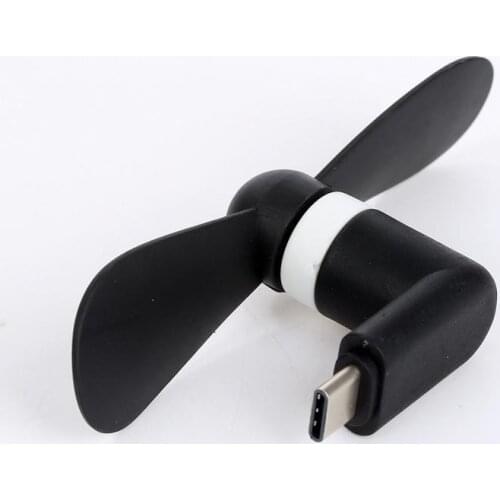 Mini portable fan for Android C-type smartphones C-type cooling fan Consumable port soft cooling mobile phone fan