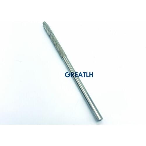 Manual punch handle stainless steel for hair implant tools