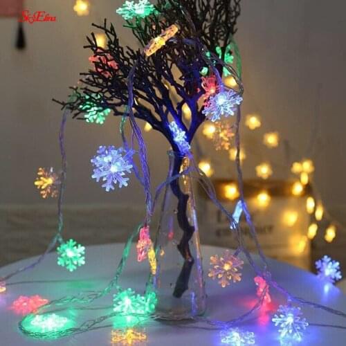 1.5/3/6M LED Star Light String Garlands Battery/USB Powered Lamp Holiday New Year Christmas Decorations for Home Fairy Lights 5Z