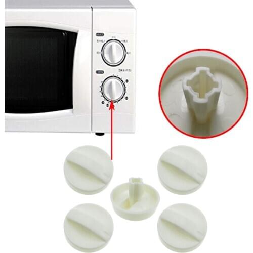 5PCS Cross Hole Microwave Oven Universal Rotary Timer Knob for Selecline Fagor Panasonic Galanz Midea Delonghi Spare Parts