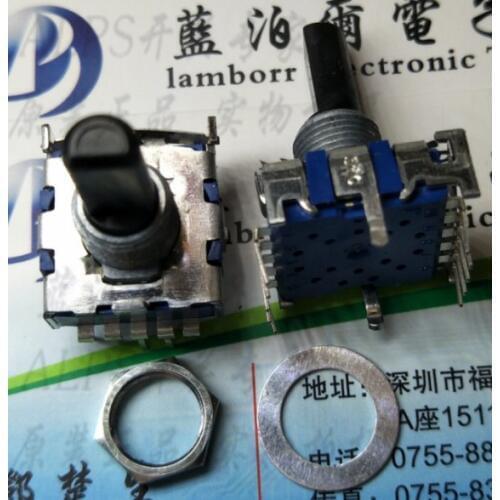 [VK] ALPS SRBV141200 8 contacts 8 positions correspond to vertical ALPS switches Turn 3 times