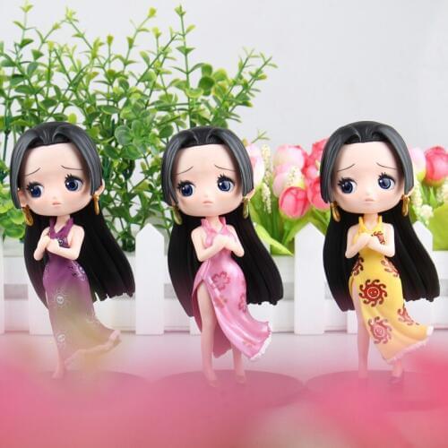 14CM Japanese classic anime figure one piece Q version big eyes Boa Hancock action figure collectible model toys for boys