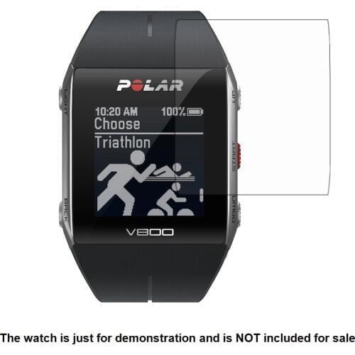 2x Clear LCD Screen Protector Guard Cover Shield Soft Water-Proof Film Skin for Polar V800 Sports Smart Watch Accessories