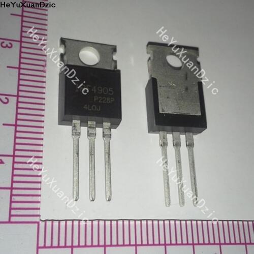 10Pcs/ lot IRF4905PBF IRF4905 F4905 4905 MOS FET P-channel 55V 74A 200W TO-220 New Original Product