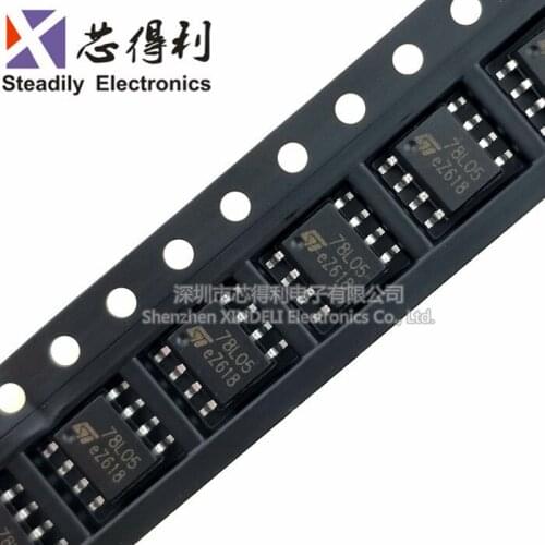 10pcs/lot L78l05acd13tr 78l05a Sop8 Power Management IC | Original | Brand New