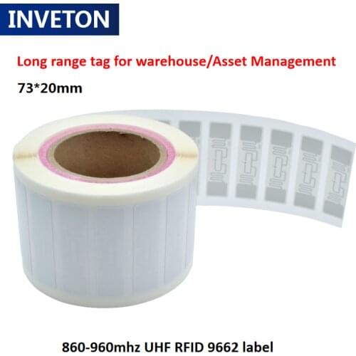 1000pcs sports race timing systems chip long alien 9662 label disposable uhf rfid stickers for bib shoes tag