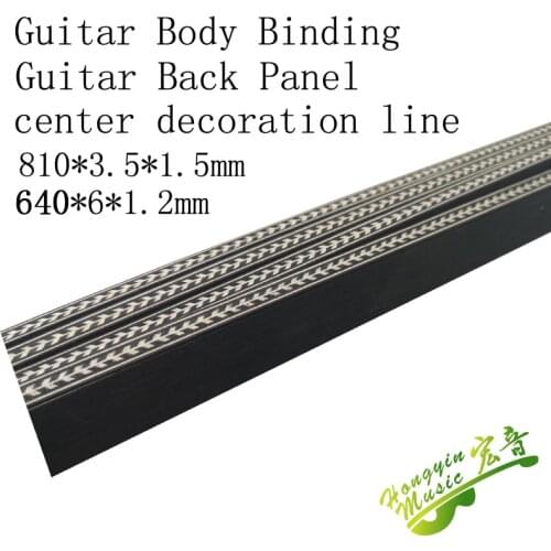 20 pcs guitar Binding Inlay Body Project Purfling Strip Guitar Bass Ukulele back Middle binding Accessories wood