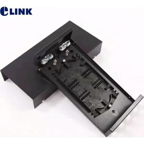 3pcs 12 cores FTTH SC blank terminal box SPCC 12 ports LC Duplex fiber optic patch panel FTTX distribution box black ELINK