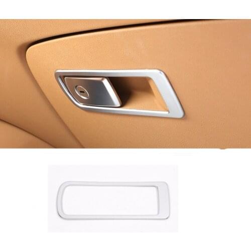 ABS Car Interior Glove Box Handle Frame Switch Trim Cover Sticker Fit For BMW 5 Series G30 2018-2019 Car Accessories