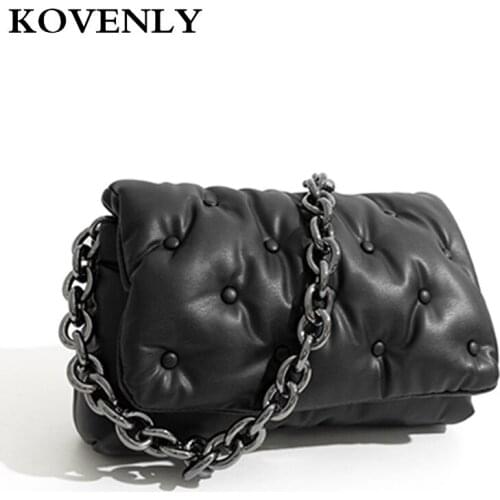 Branded Womens Shoulder Bags 2021 Denim Quality Thick Metal Chain Shoulder Purses And Handbag Women Clutch Bags Ladies Hobo Bag