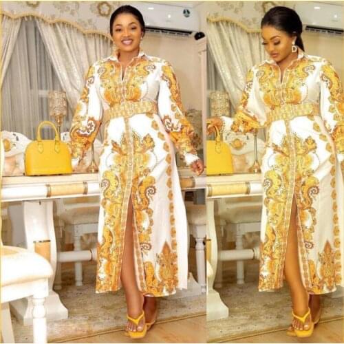 Long Maxi Dress 2020 African Dresses For Women Dashiki Summer Plus Size Dress Ladies Traditional African Clothing Fairy Dreess