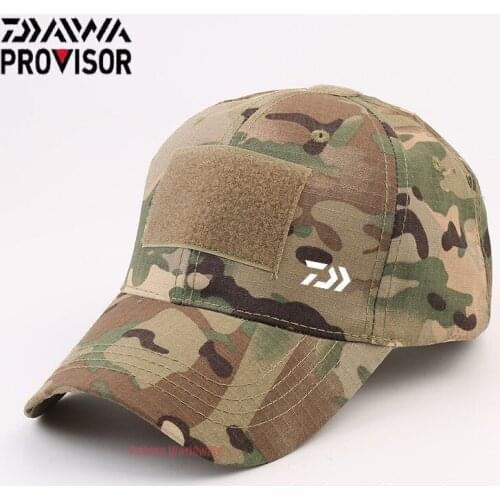 2021 Daiwa Fishing Caps Hats Camouflage Outdoor Sport Sunshade Hiking Camping Hunting Fishing Cap Men Women Dawa Fish Hat