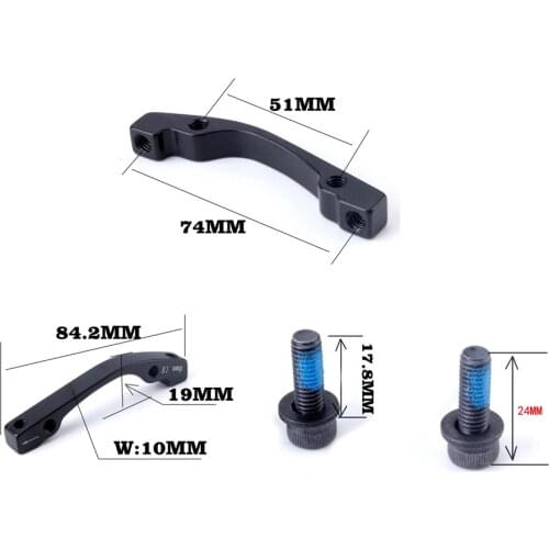 Bicycle Disc Brake Mount Adaptor For Front Caliper Fork 160mm Frame 140mm, Made of High Quality Aluminum