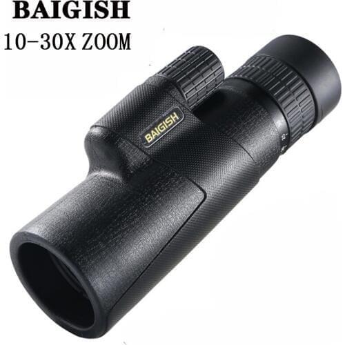 High Power HD Monocular Telescope 10-30X42 Zoom Multi-coated LLL Night Vision Hunting Binoculars Spyglass For Camping Hunting