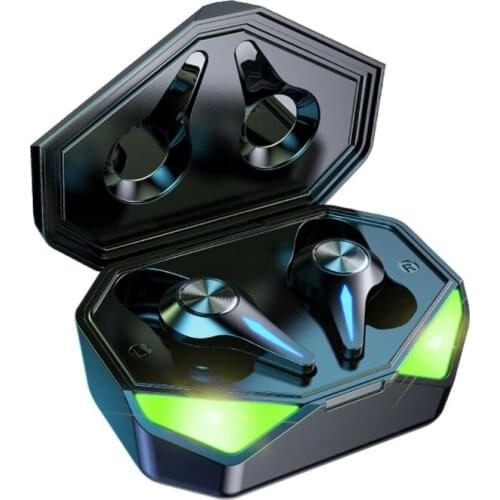 TWS bluetooth headset low latency gaming headset with breathing light 9D stereo noise reduction waterproof wireless headset