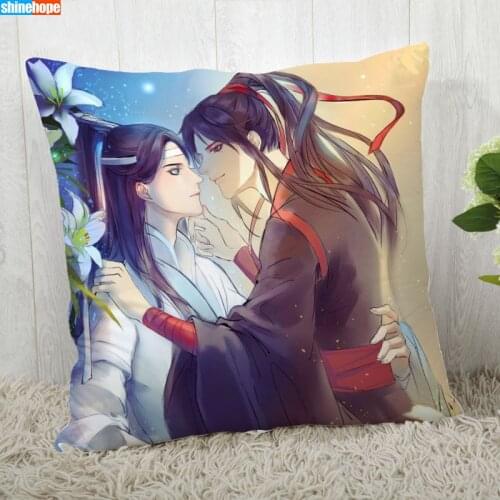 Mo Dao Zu Shi Pillow Cover Customize Pillowcase Modern Home Decorative Pillow Case For Living Room 45X45cm,40X40cm