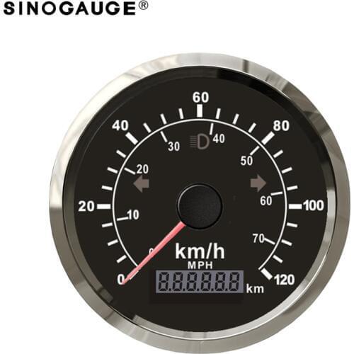 New Arrival 85mm GPS Speedometer Motorcycle 316L stainless steel Total Mileage Adjustable Waterproof IP67 Easy Installation