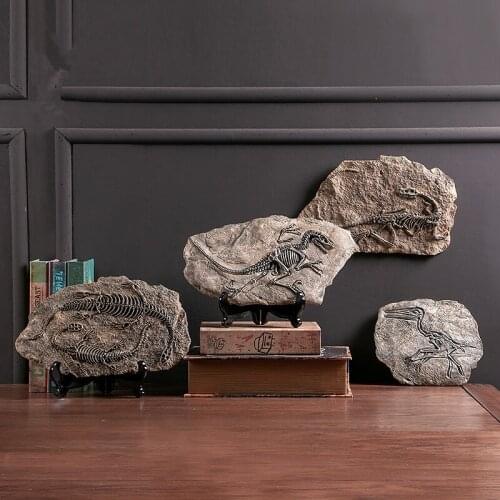 Dinosaur specimen statue Resin animal home living room porch window props decoration crafts Dinosaur skeleton small model