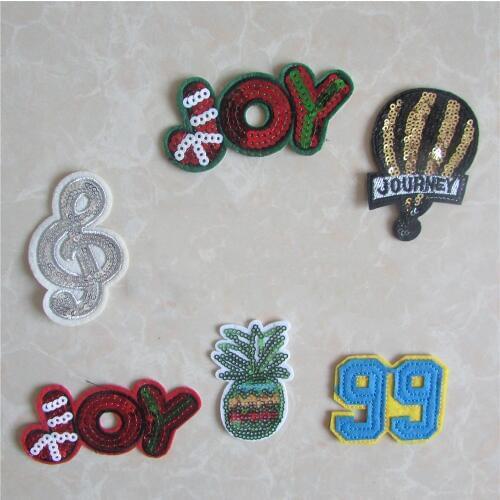 8 kind loveliness fashion cartoon patter hot melt adhesive applique embroidery patches stripes DIY clothing accessory 1pcs sell