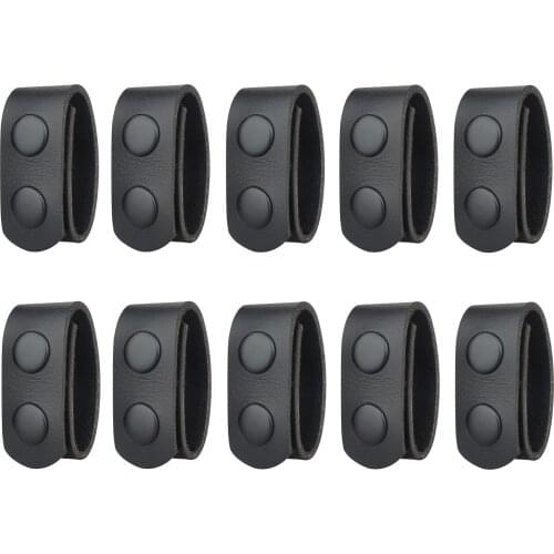 10pcs Nylon Duty Belt Keeper 2" 2.25" Wide Belt Security Tactical Belt Combat Military Equipment Accessories Snap