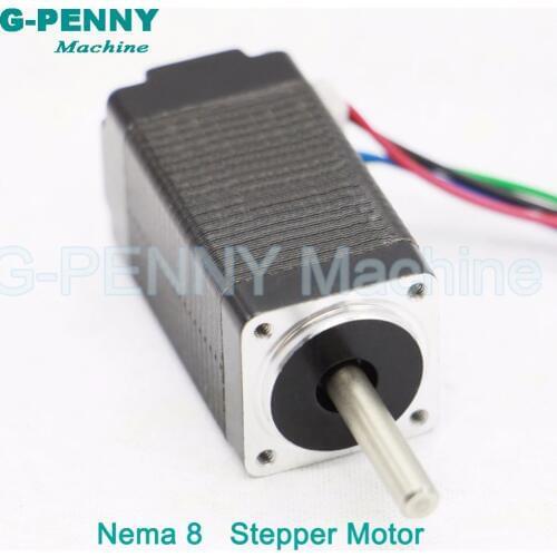 NEMA 8 CNC Stepper motor 20x28/20x34/20x40 nema8 stepp motor 1.4/1.8/2.6N.cm 0.6A Single Shaft for engraving machine 3D printer