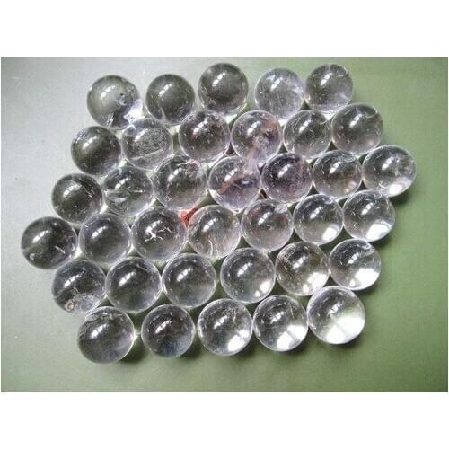 36 PCs NATURAL CLEAR QUARTZ CRYSTAL SPHERE BALL 2.8lb