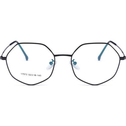 Viodream Alloy Polygonal Metal Glass Frame Fashion Decoration Retro Plain Glasses Optical Glasses Frame Oculos De Grau Spectacle