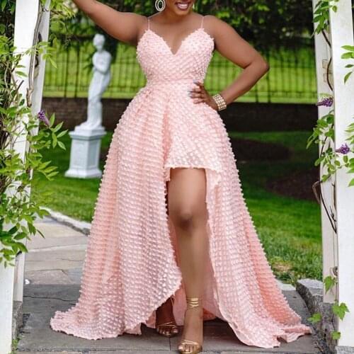 Sexy party spaghetti strap dress pink summer elegant lady long maxi robe evening birthday vestiods plus size backless dresses