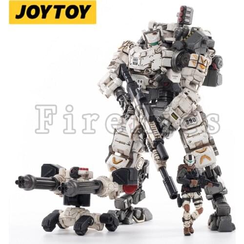 1/25 JOYTOY Action Figure Mecha Steel Bone White Version Anime Collection Model Toy For Gift Free Shipping
