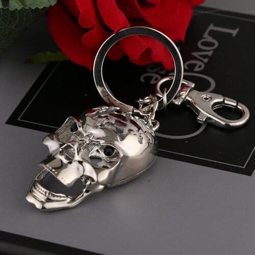 2020 Tinykenro Fashion New Style Beautiful Noble Gothic Hollow Skull Metal Wallet Bag Keychain