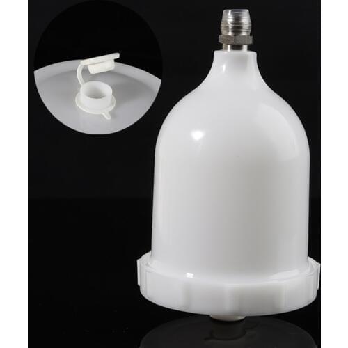 Plastic Pot Container Spray Gun Cup 600ML Gravity Feed Spray Gun For Airless Paint Spray Gun Replace Accessories