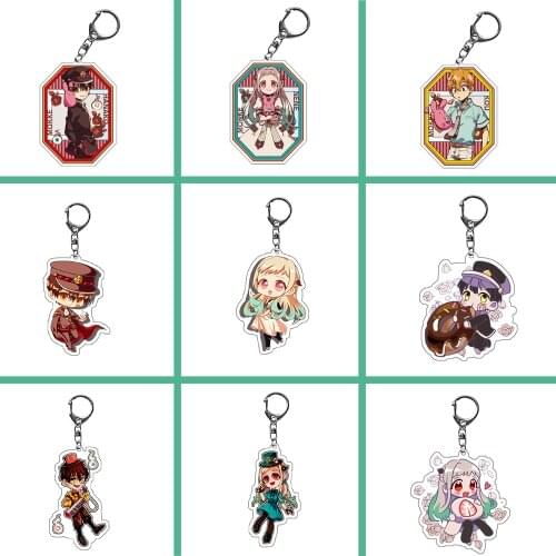 Acrylic Cute Bags Pendant Keychain Anime Toilet Bound Hanako Kun Nene Yashiro Yugi Amane Cartoon Keyring