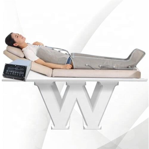 Purple white blue color at home use compression spare parts display beauty instrument air pressure fitness pressotherapy machine