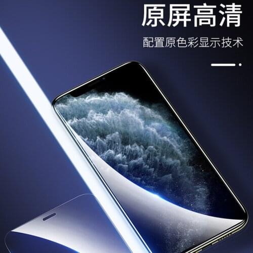 Apple 12 Tempered Film Iphone12pro Full Screen 11pro HD Xr Blue Light 11promax Mobile Phone Film Application