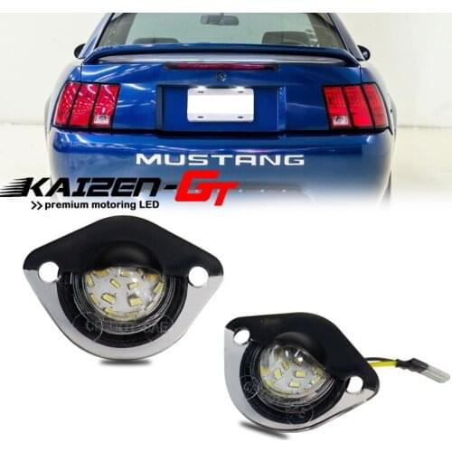 Error Free Canbus Super Bright T10 w5w 12V Xenon White 18-SMD LED Car Number License Plate Lights For 1994-2004 Ford Mustang GT