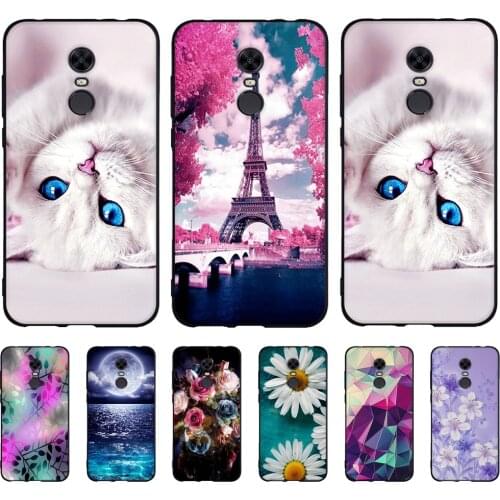 TPU Case For Xiaomi Redmi Note 5 / Redmi 5 Plus Soft Silicone Cover For Redmi Note5 Back Phone Cases Shells For Redmi 5plus Bags