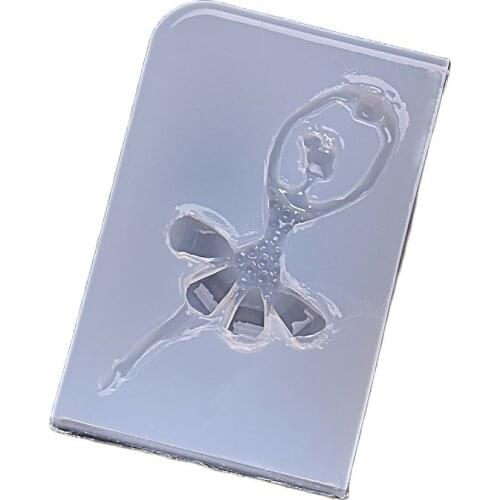 Cake Decorative Mould DIY Dancing Ballet Girl Silicone Handmade Soap Chocolate Epoxy Mold H628