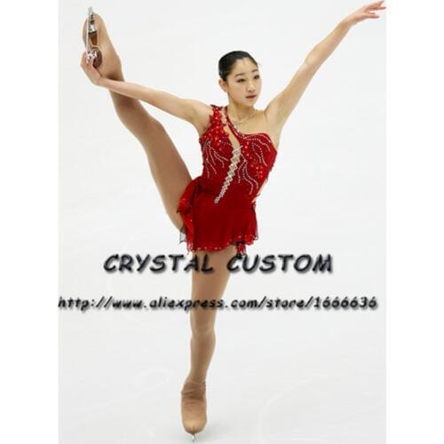 Custom Girls Figure Skating Dresses Graceful New Brand Ice Skating Dresses For Competition DR4370