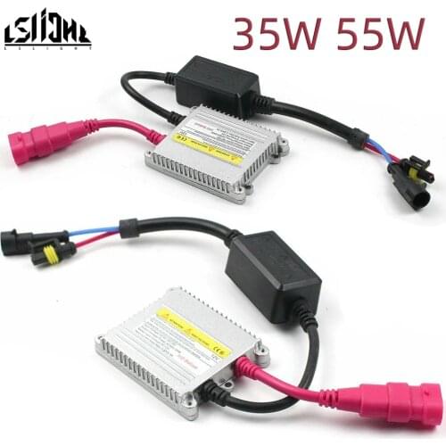 LSlight Xenon Ballast 12V 35W 55W DC HID Digital Electronic Control Conversion Kit for Car Headlight Bulb H1 H4 H7 H11 9005 9006
