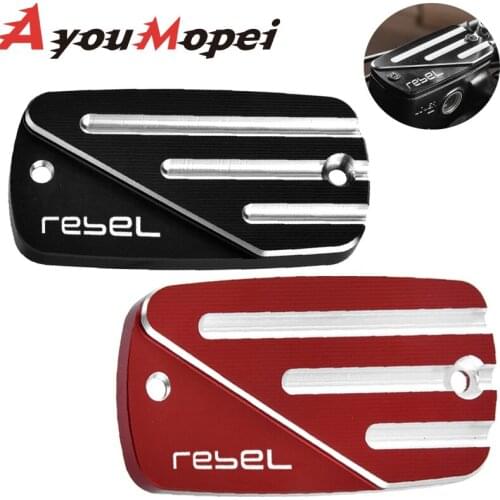 For Honda Rebel 300/500 2017-2021 CNC Motorcycle Front Brake Cylinder Cover Fluid Reservoir Cap CMX300 CMX500 REBEL300/500